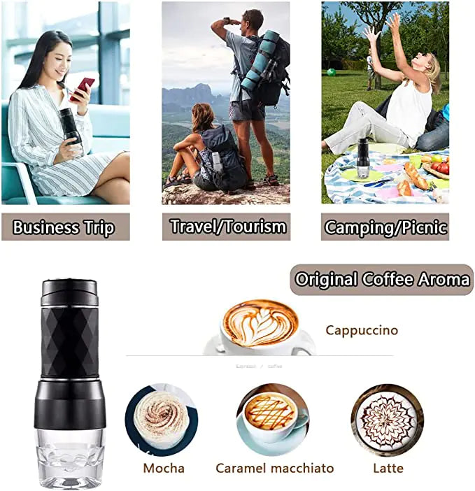 STOMART.CO.UK Portable Coffee Maker  Free Text