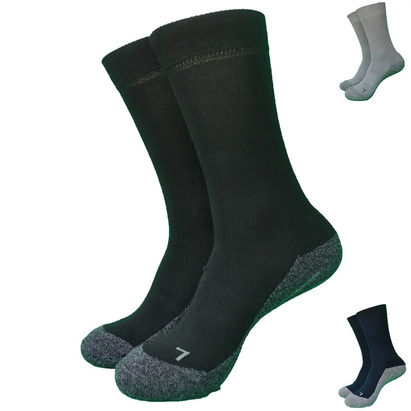 Men's Coolmax Terry Active Trekking Socks - 2 Pair Set