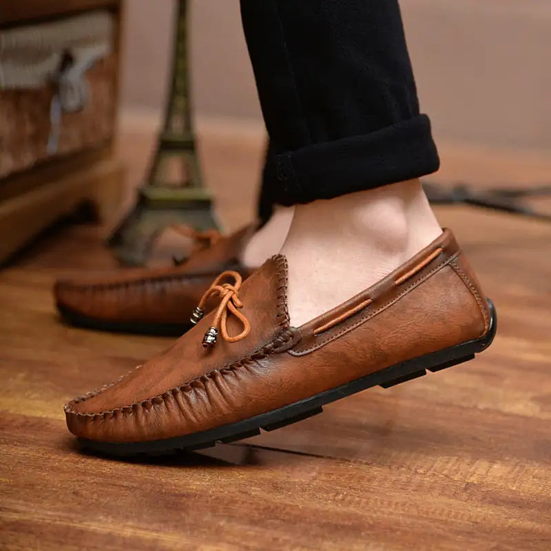 Opulent Stride Slip-On Driving Shoes