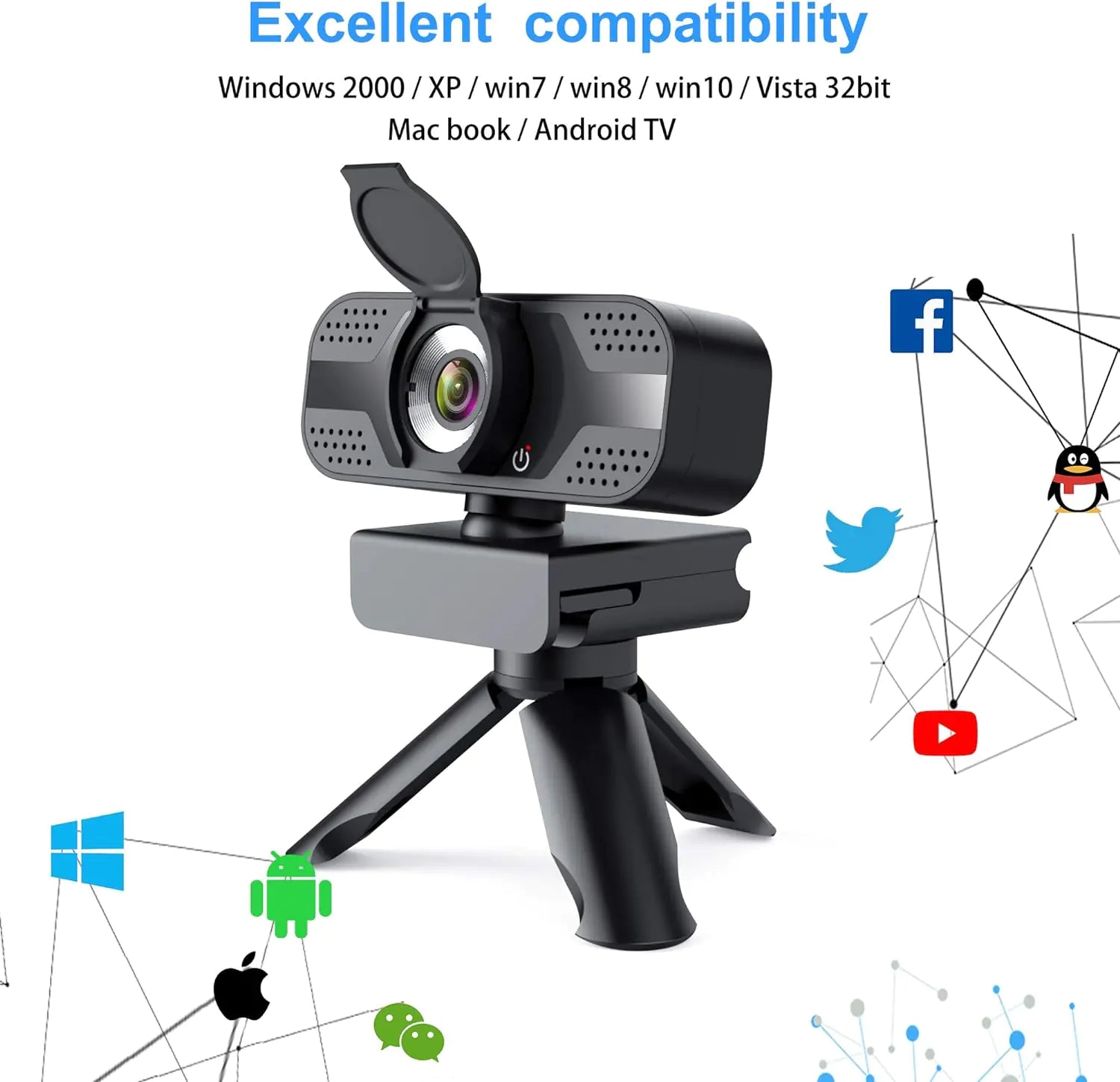 1080P HD Webcam Microphone