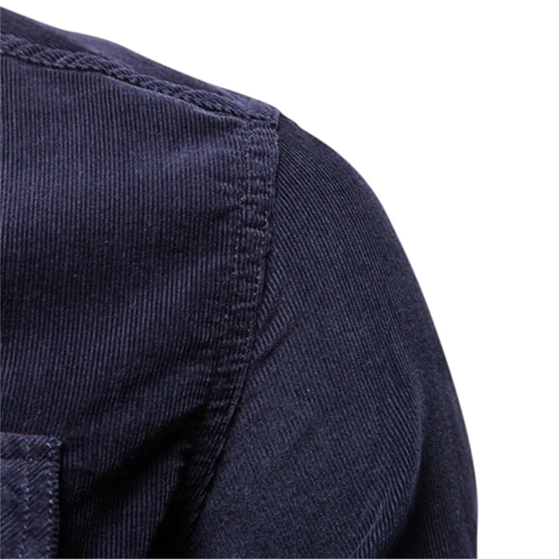 Men's Stylish Corduroy Shirt for Office Wear