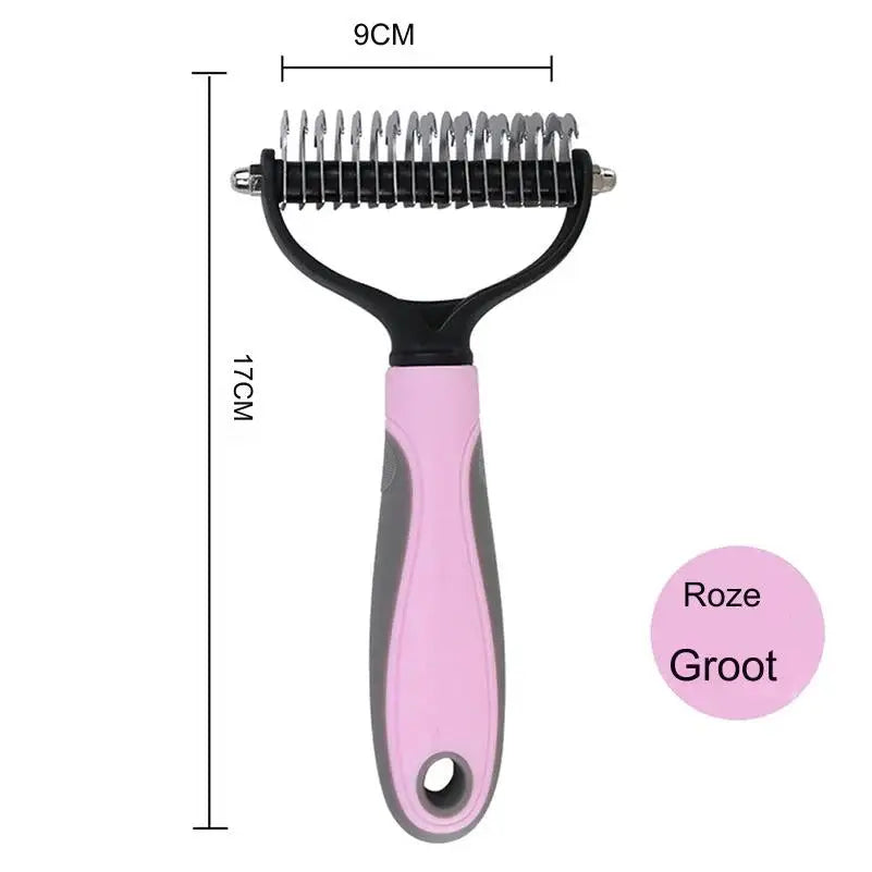 Dog grooming tool for shedding