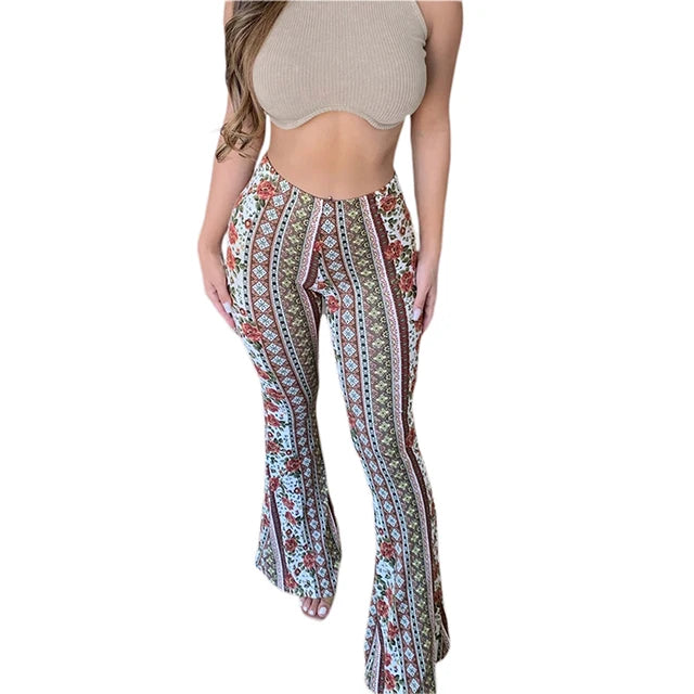 A woman wearing trousers