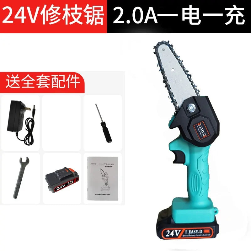 24V Mini Chainsaw for Light Cutting