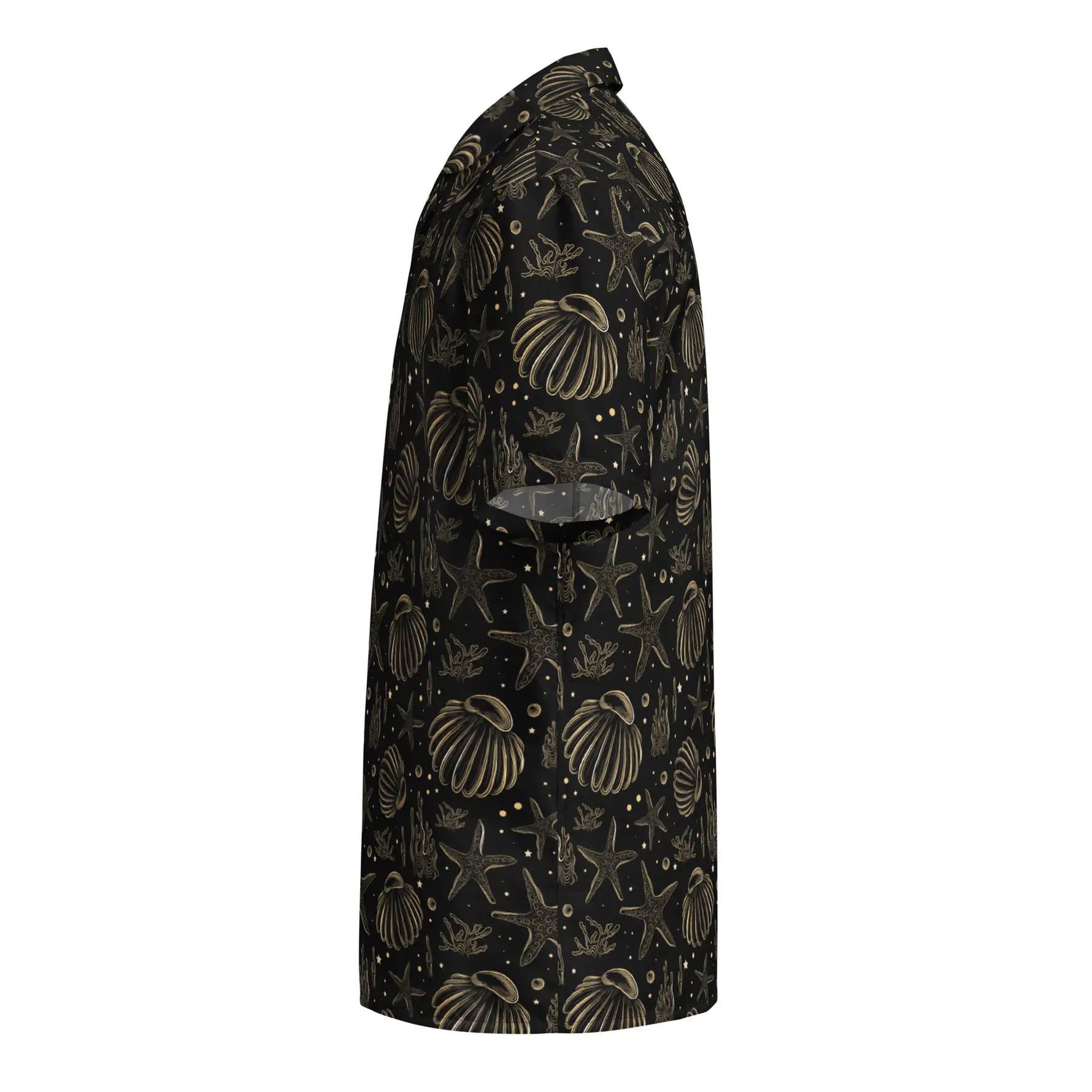 Golden Shore Button Down Hawaiian Shirt