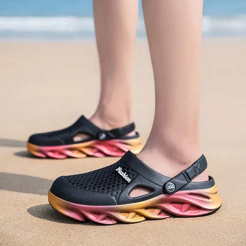 Colourful Beach Crocs Shoes