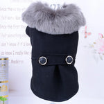 Pet Dog Puppy Fur Collar Jacket