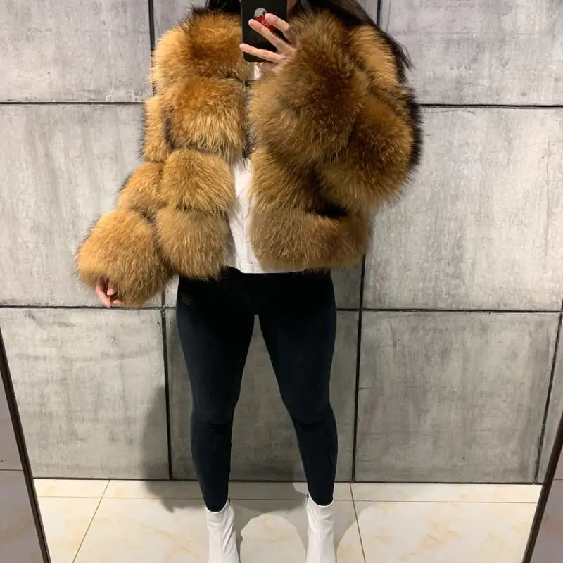 Luxurious Warm Picture-Perfect Fur Coat