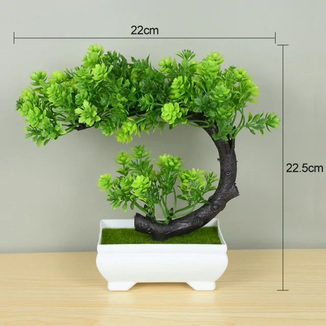 Small Faux Bonsai Tree for zen-inspired interiors