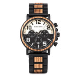 Elegant Wooden Watch in green