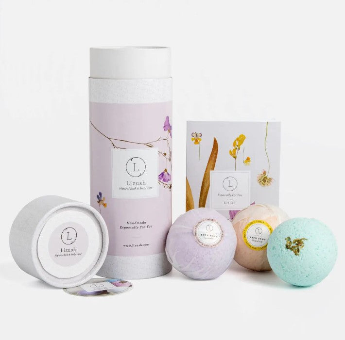 Natural Bath Bombs Spa Gift Set