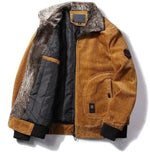 Men's Cotton Padded Solid Winter Jacket