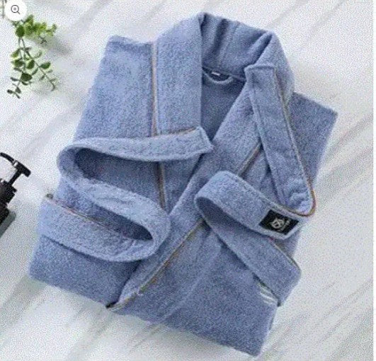 Women's 100% Cotton Shower Bathrobe