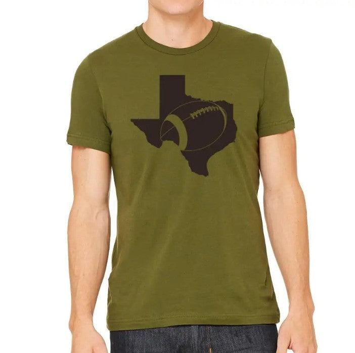 Texas Football Bella Canvas T-Shirt