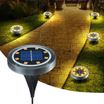 Solar Powered Ground Patio LED Lights