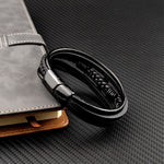 Men's Chakra Charm Cross Bracelet