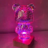 Bear Lamp adding ambiance to a festive gathering