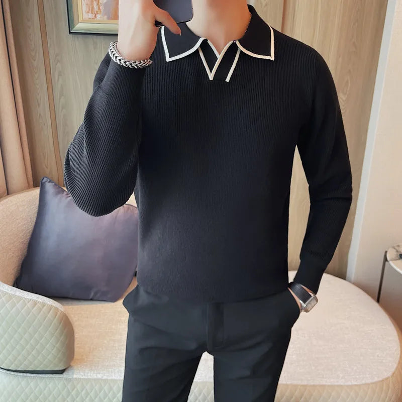 Men's Luxury Knitted Winter Jumper