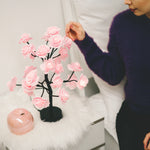 Delightful Rose Tree Table Lamp