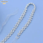 Timeless White Wedding Waistband