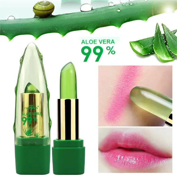 Aloe Vera Lip Balm in a sleek tube