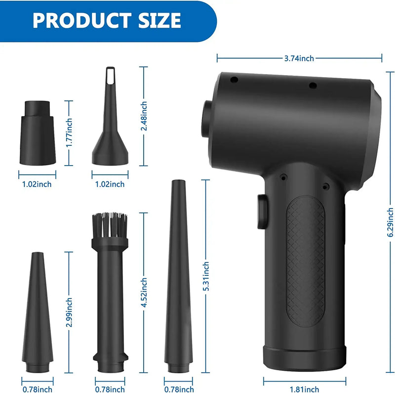 Rechargeable Compressed Air Duster Cleaner