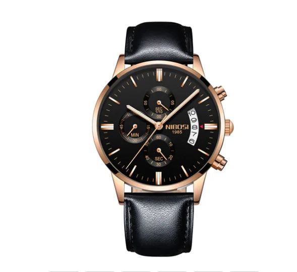 Men's Luxurious Gold Wristwatch