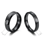 STOMART.CO.UK Her King His Queen Couple Crown Rings Couple Rings Gold Gold Crown Rings Her King Her King His Queen His Queen Rings Free Text