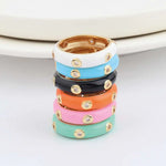 Stackable Gold Plated Caterpillar Ring