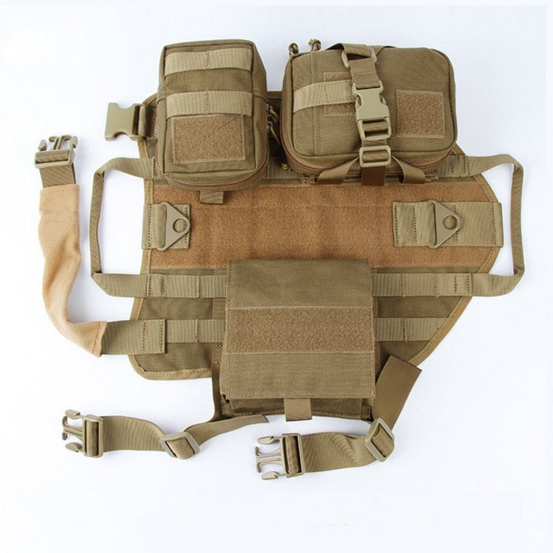 STOMART.CO.UK Tactical Military Dog Harness Dogs Free Text