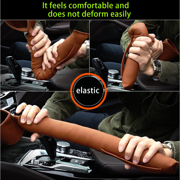 STOMART.CO.UK Leather Car Seat Gap Filler Trendy Gadgets Free Text