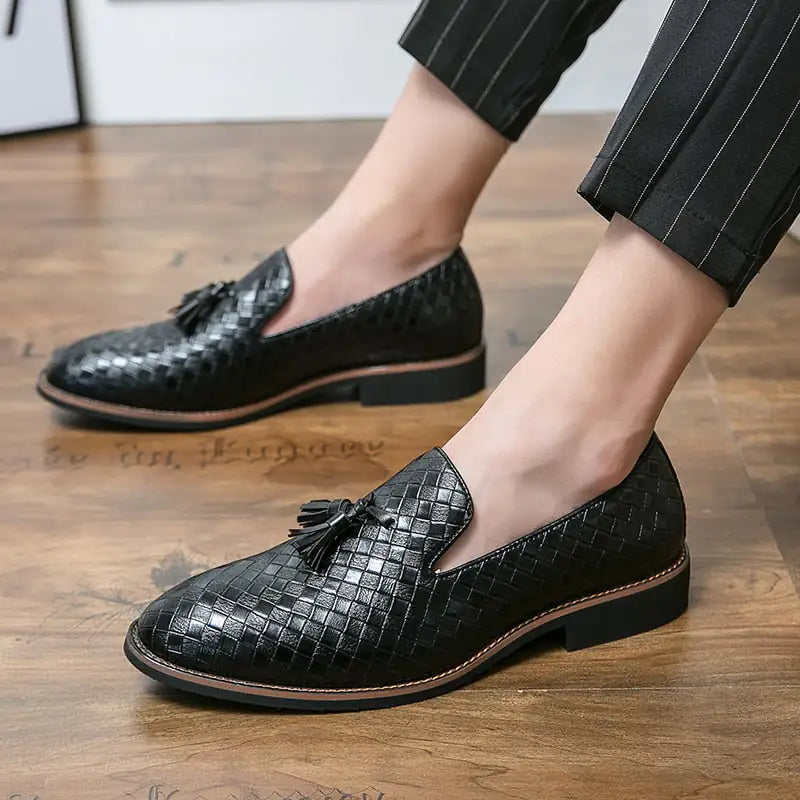 Men's Classic Leather Slip-On Footwear