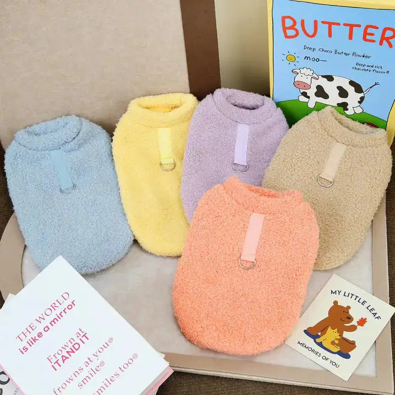 Dogs Plush Winter Sweater Jumper