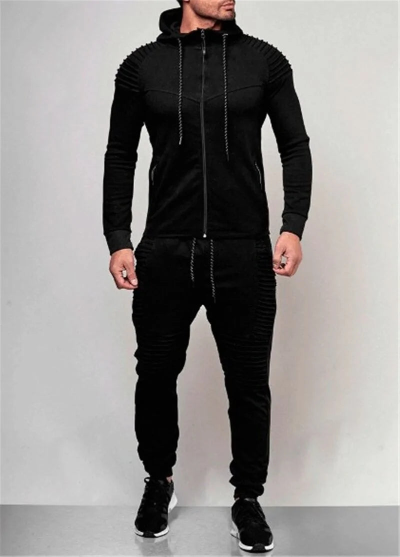 "men's 2-piece autumn tracksuit"