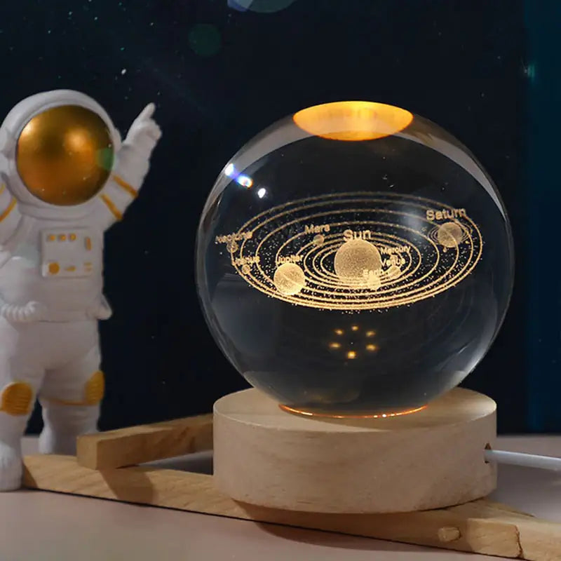 Crystal Ball Cosmos Lamp