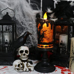 Gothic Skull Candle Decor