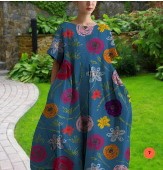 Trendy Women's Cotton-Like Casual Dress