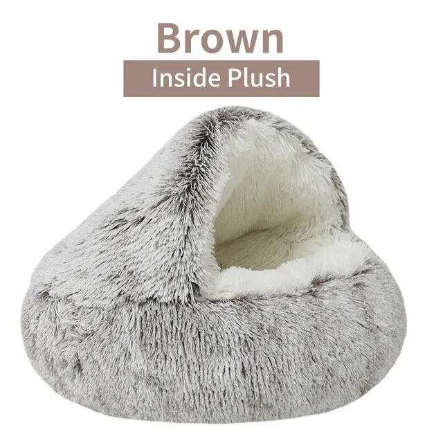 Velvet Snuggle Pet Bed