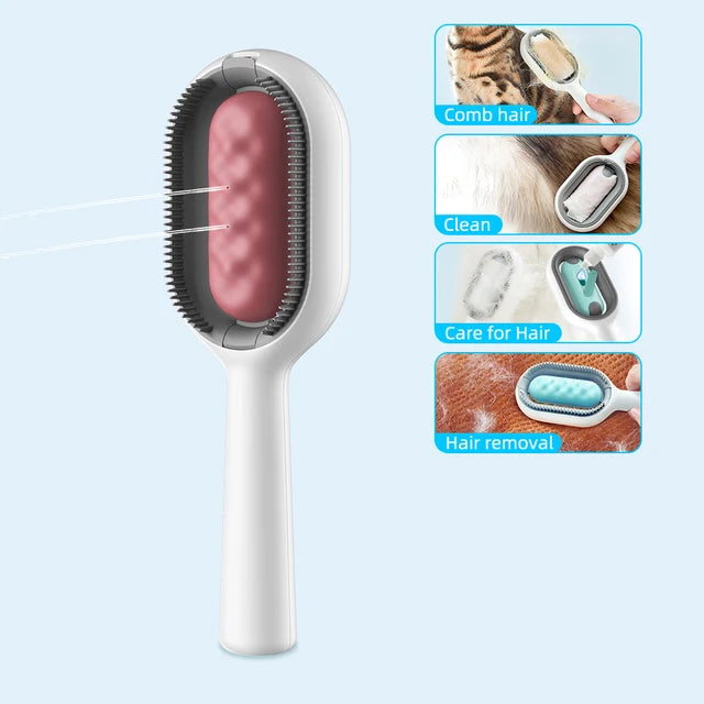 All-in-One Pet Care Brush with 4 Functions