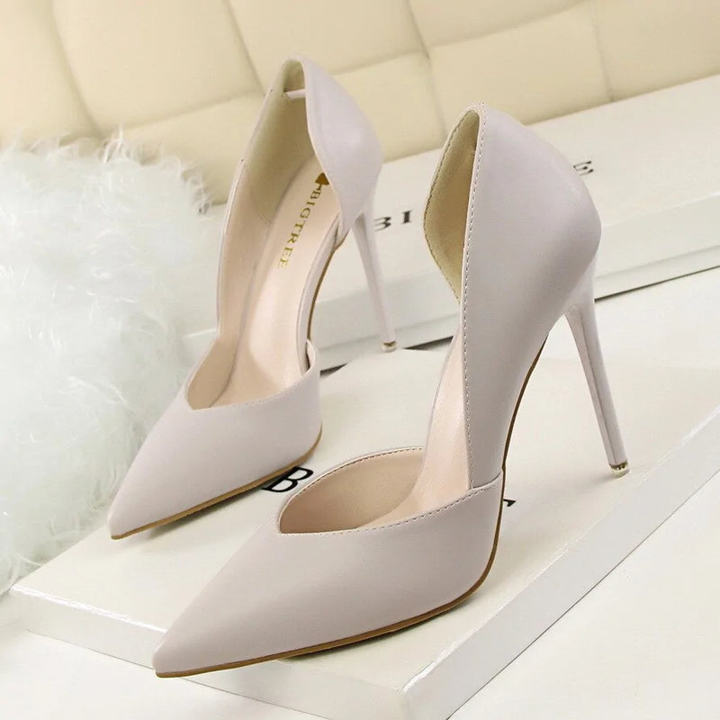Women's Pointed Shallow Mouth Wedding Shoes