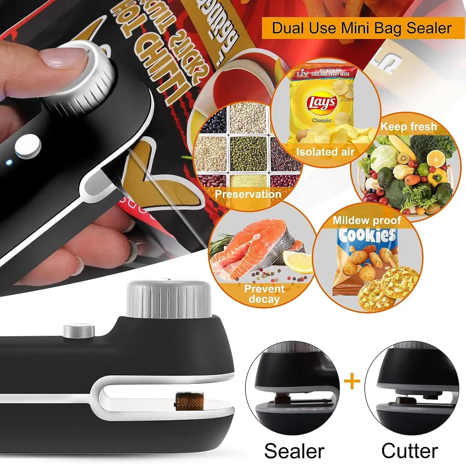 Rechargeable Mini Heat Sealer
