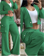 Women's two-piece Camouflage suits