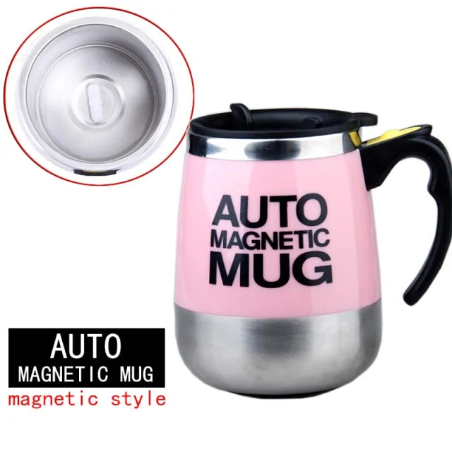 STOMART.CO.UK Automatic Self Stirring Magnetic Mug Kitchen Magnetic Mug Free Text