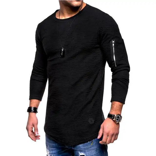 Precision-Cut Long Sleeve Top