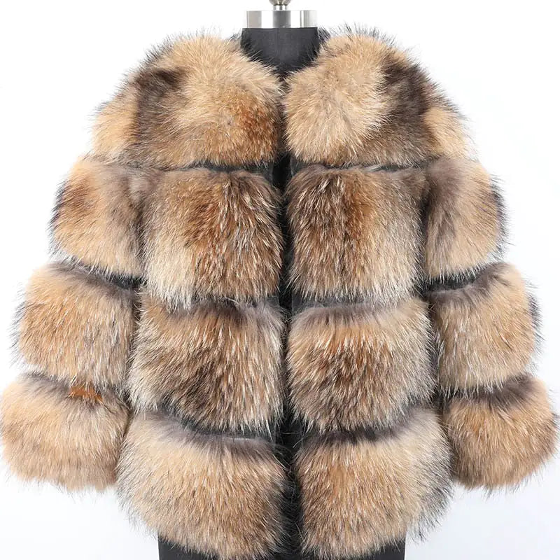 Cozy women’s fur coat