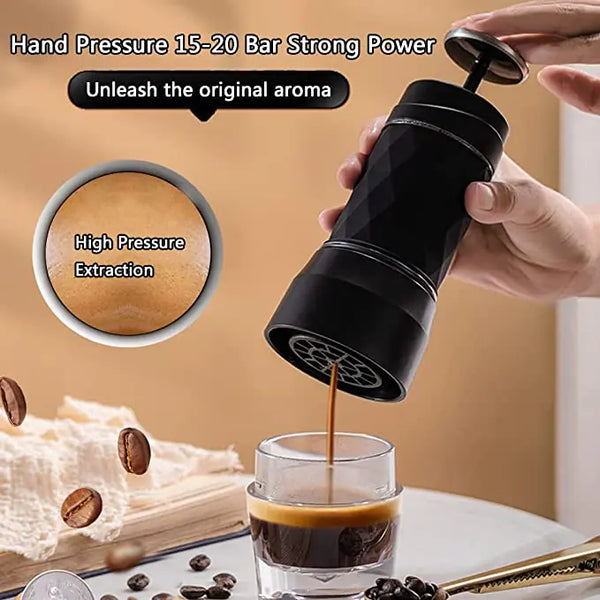 STOMART.CO.UK Portable Coffee Maker  Free Text