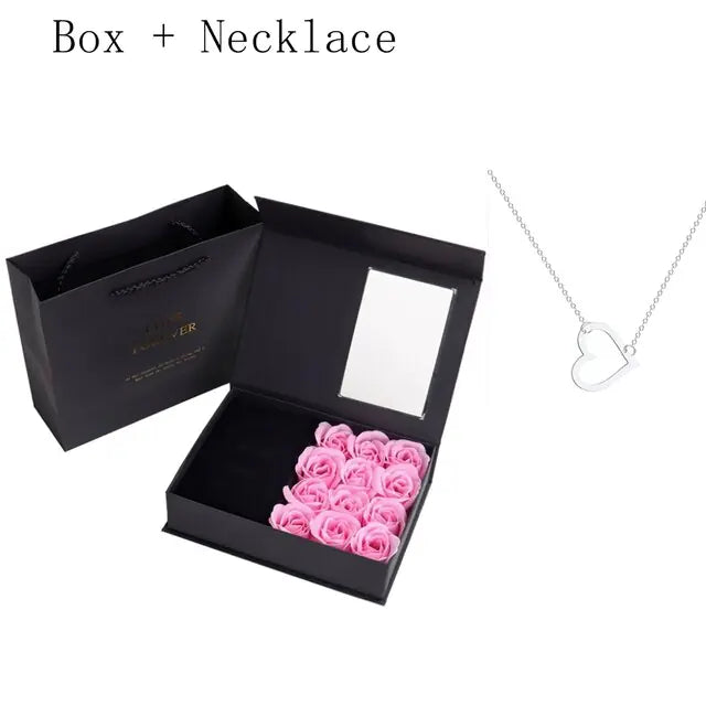 Rose Flower Soap Bars Gift Box