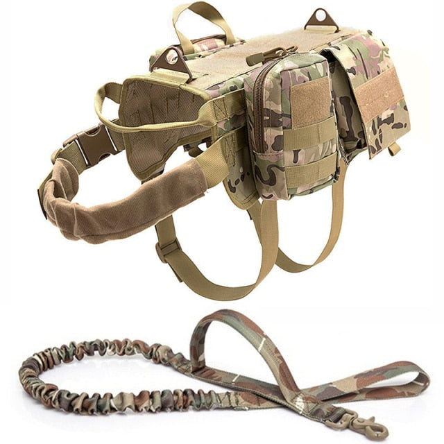 STOMART.CO.UK Tactical Military Dog Harness Dogs Free Text