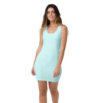 Women's Tropical Sky Fitted Mini Dress