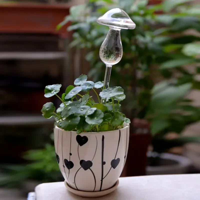 Glass Bird Watering Device